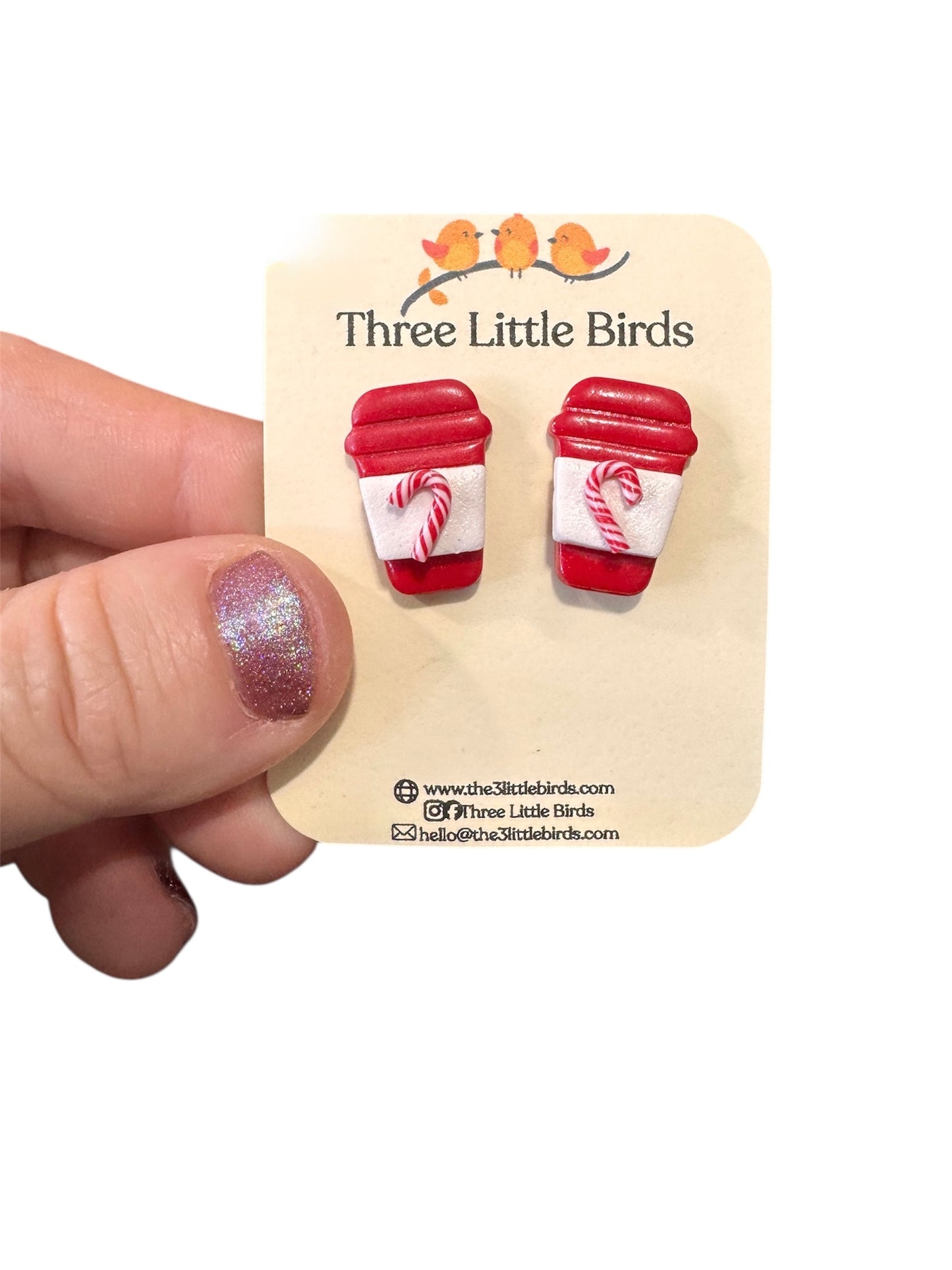 Peppermint Mocha Studs