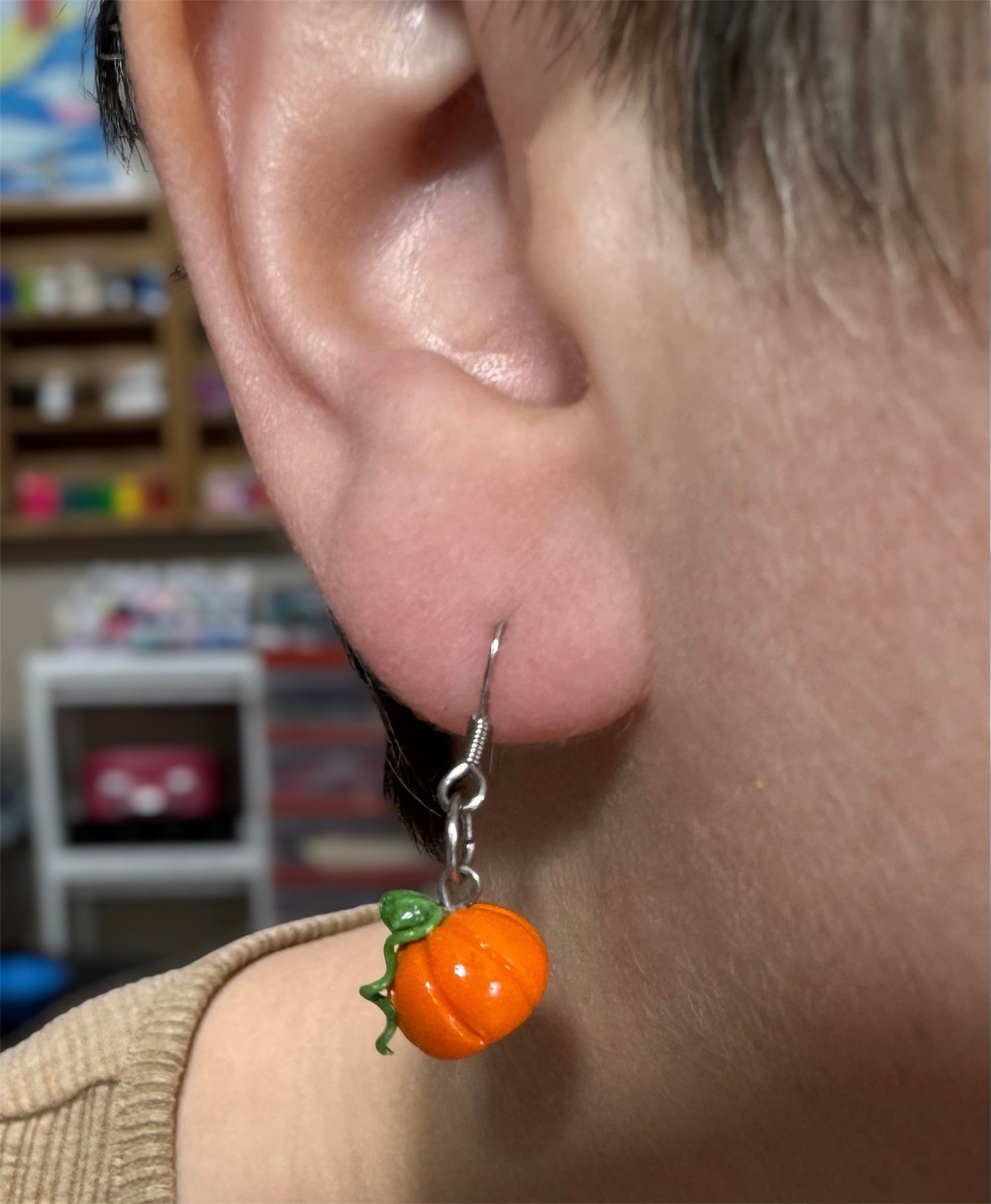 Mini Pumpkin Dangles
