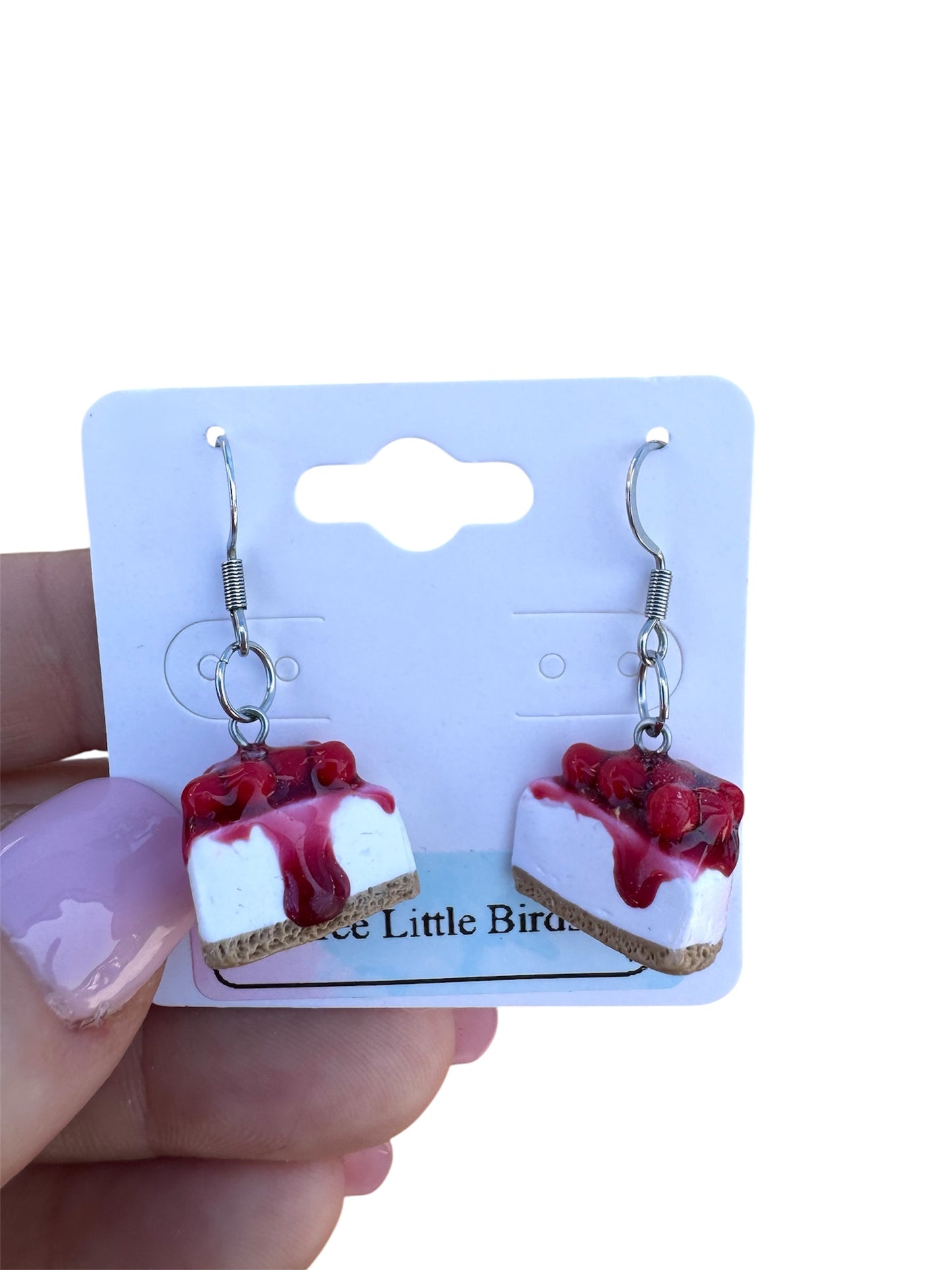 Cherry Cheesecake Dangles