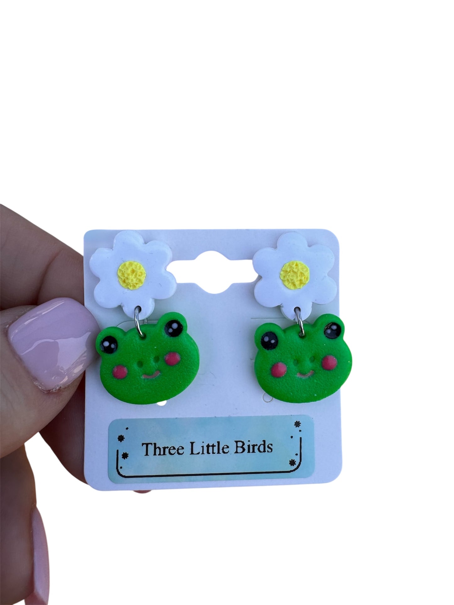 Daisy Frog Dangles