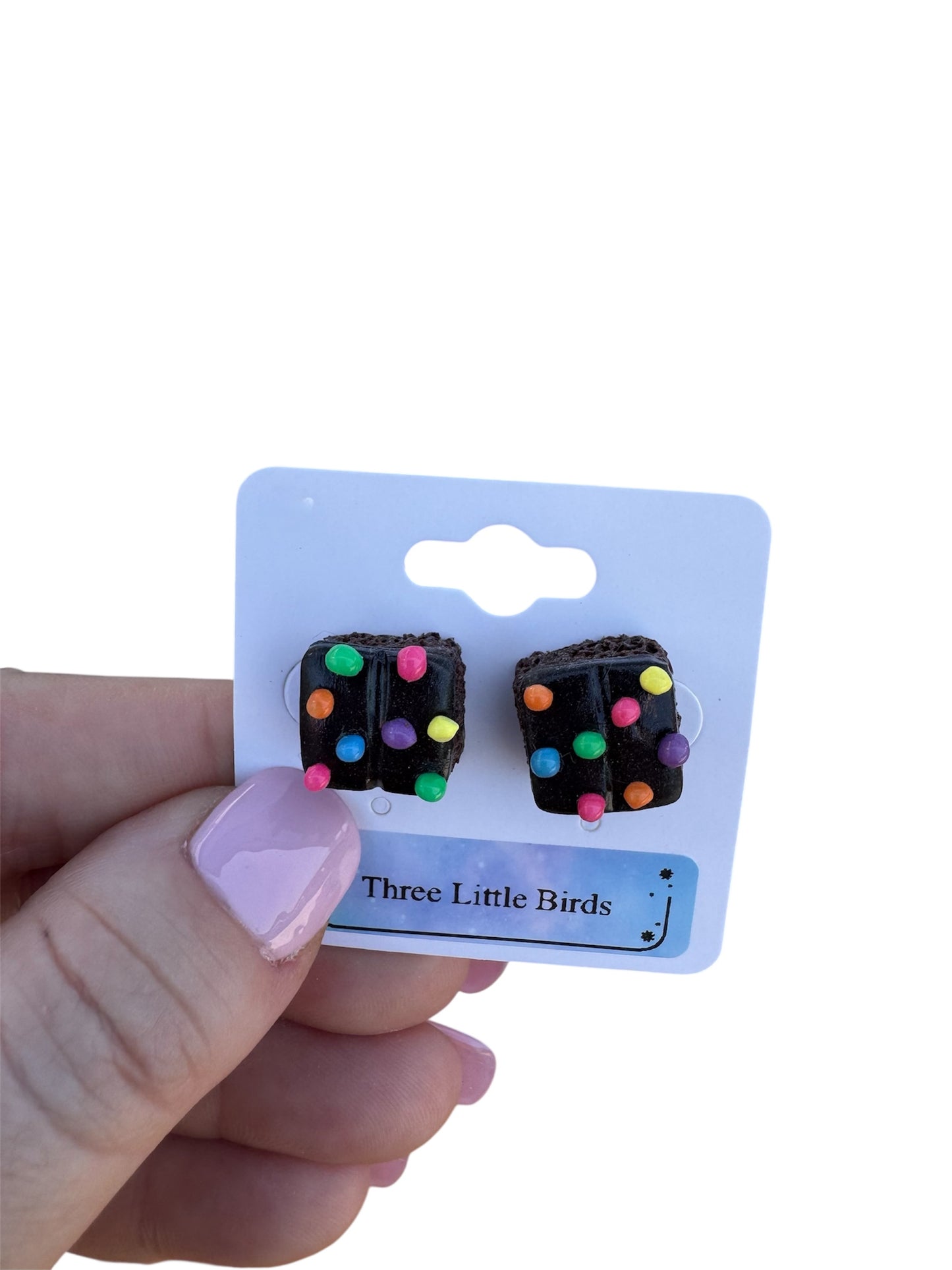 Candy Sprinkle Brownie Studs