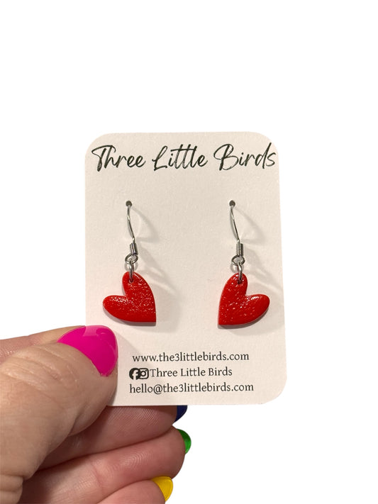Red Heart Dangles