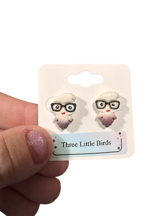 Smarty Ghost Studs
