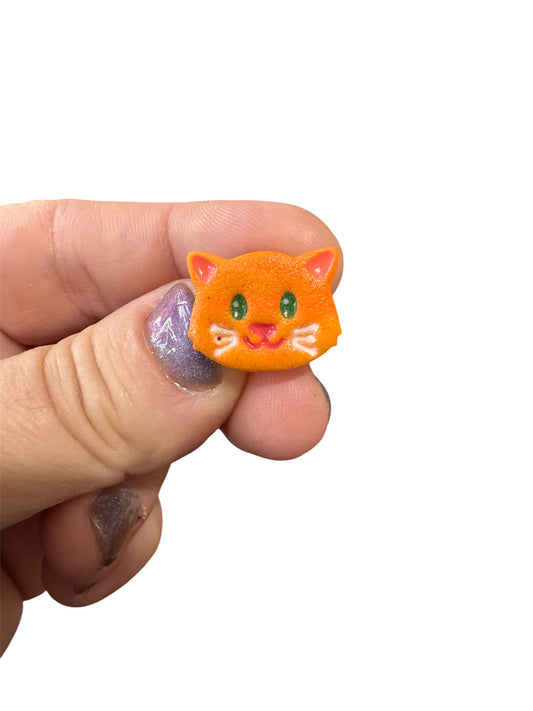 Orange Cat Croc Charm