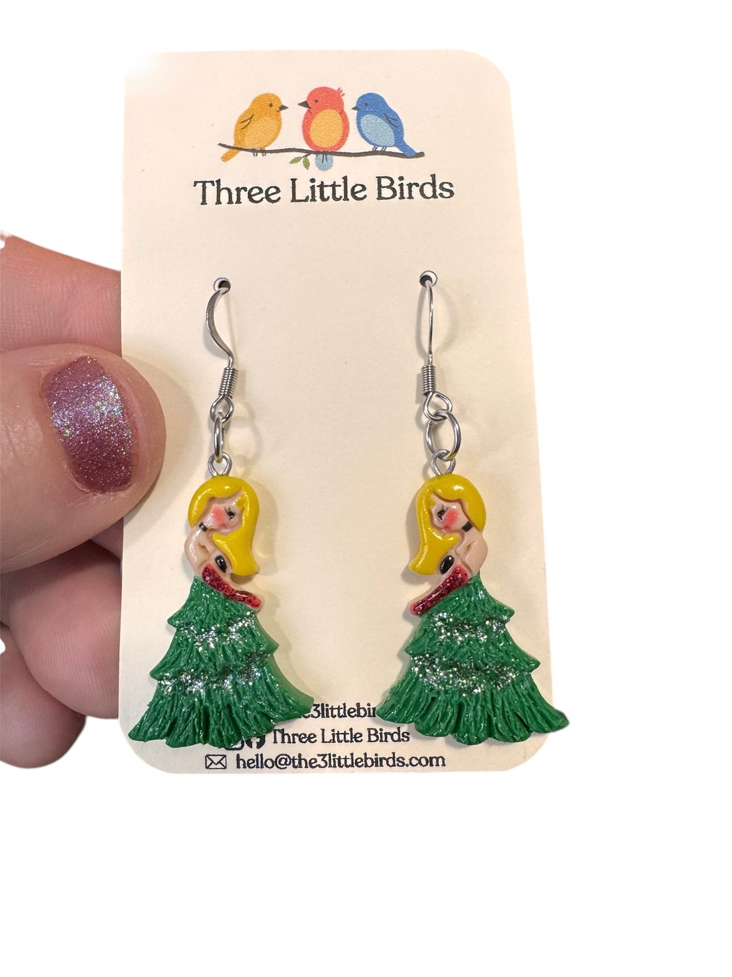Lady in Green Dangles