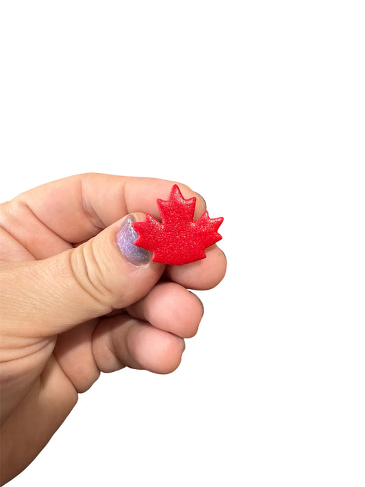 Maple Leaf Croc Charm
