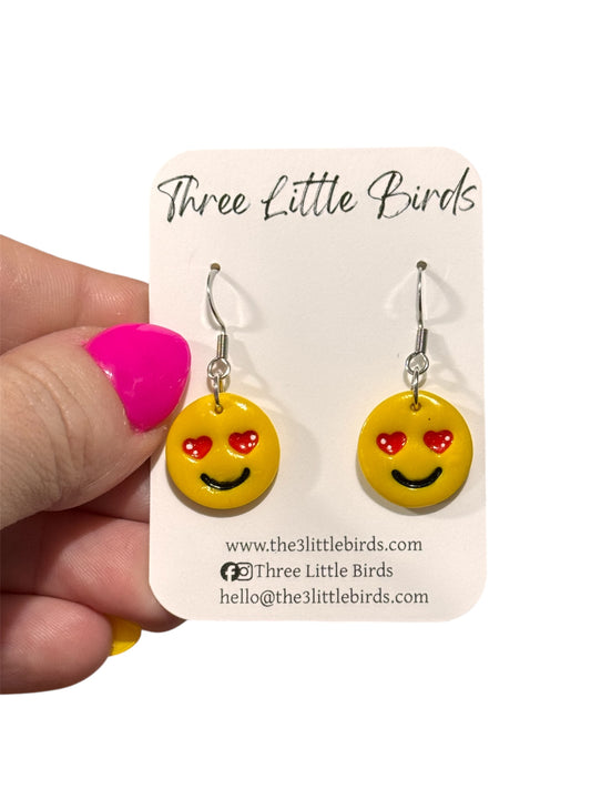 Heart Smiley Dangles