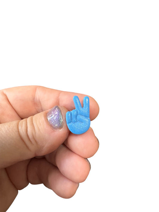 Peace Croc Charm