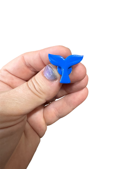 Whale Tail Croc Charm