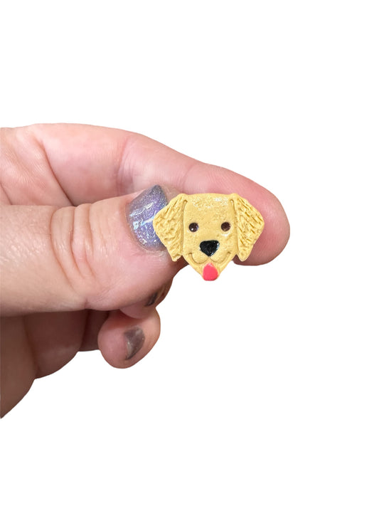 Golden Retriever Croc Charm