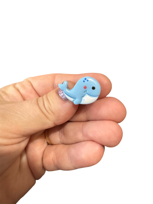 Whale Croc Charm