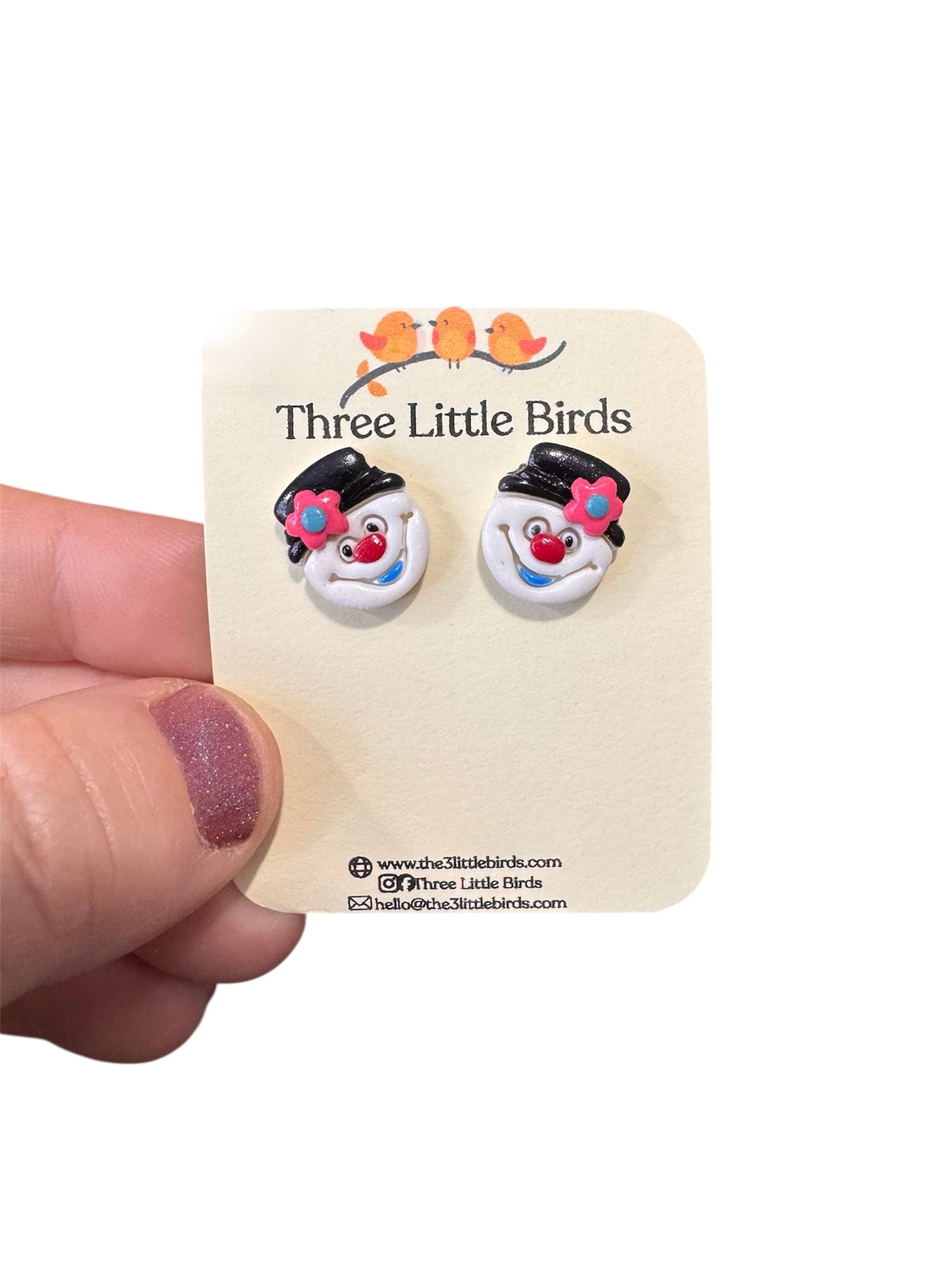 Snowman Studs