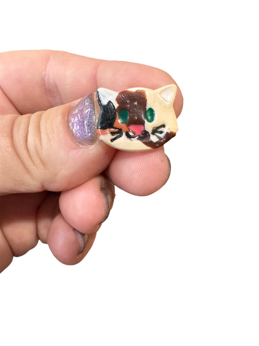 Calico Cat Croc Charm