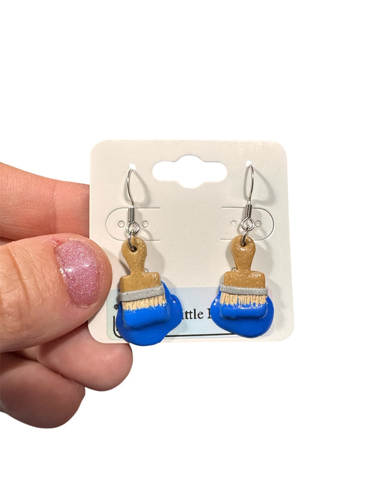 Blue Paint Brush Dangles