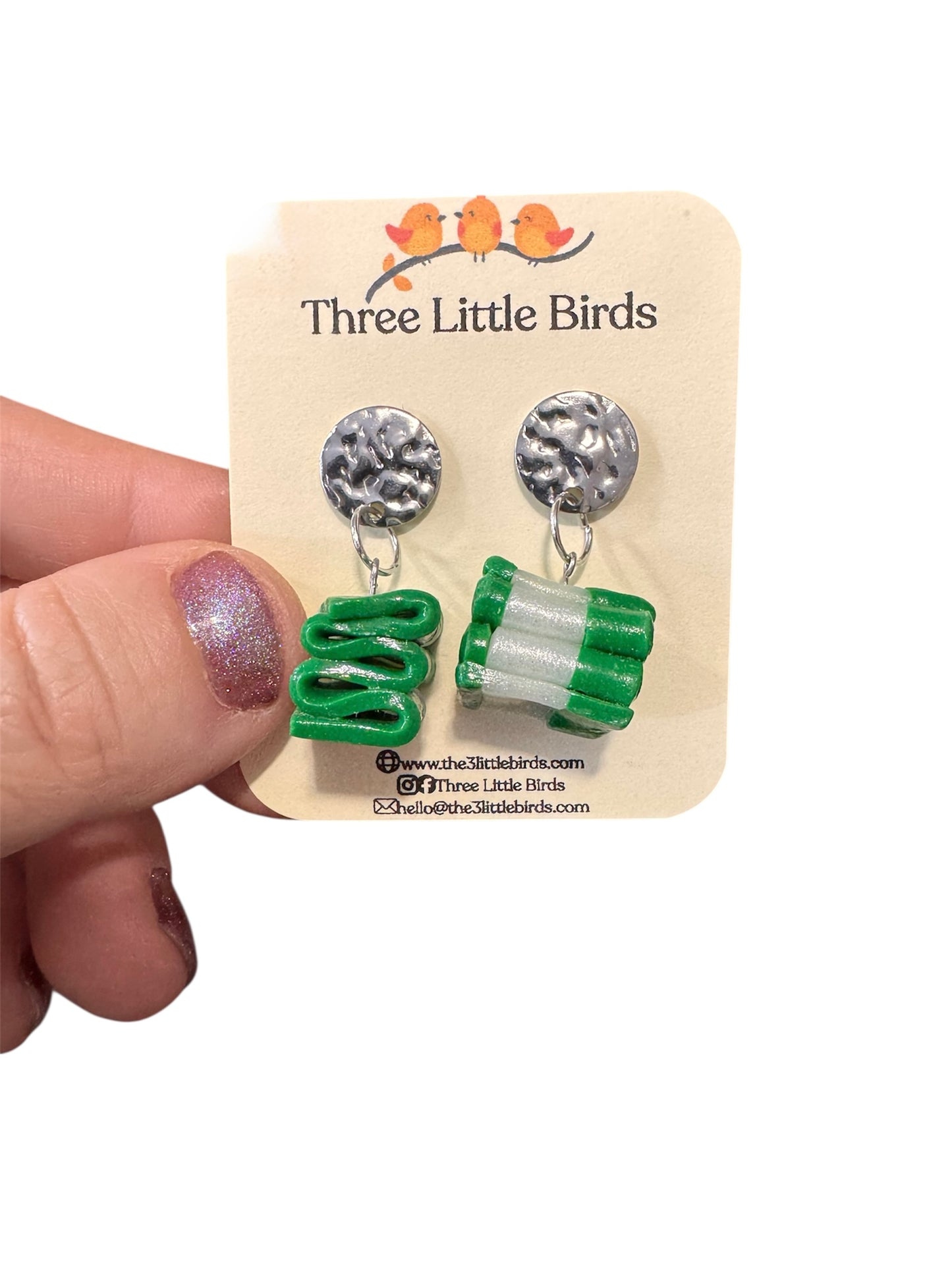 Candy Ribbon Studs