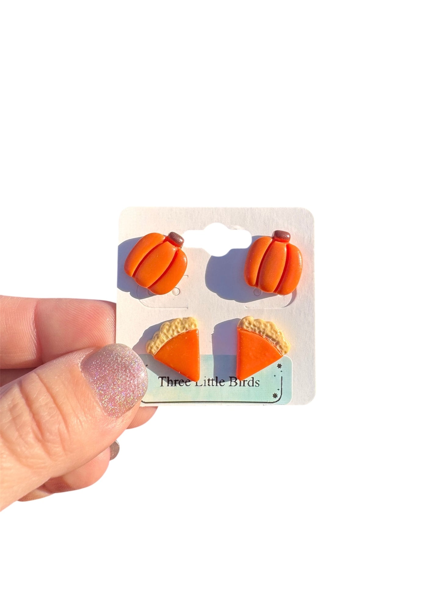 Pumpkin and Pie Studs