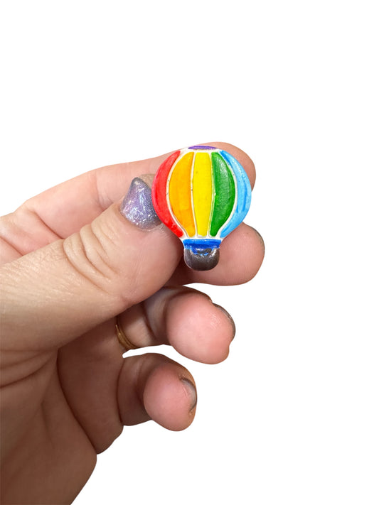 Hot Air Balloon Croc Charm