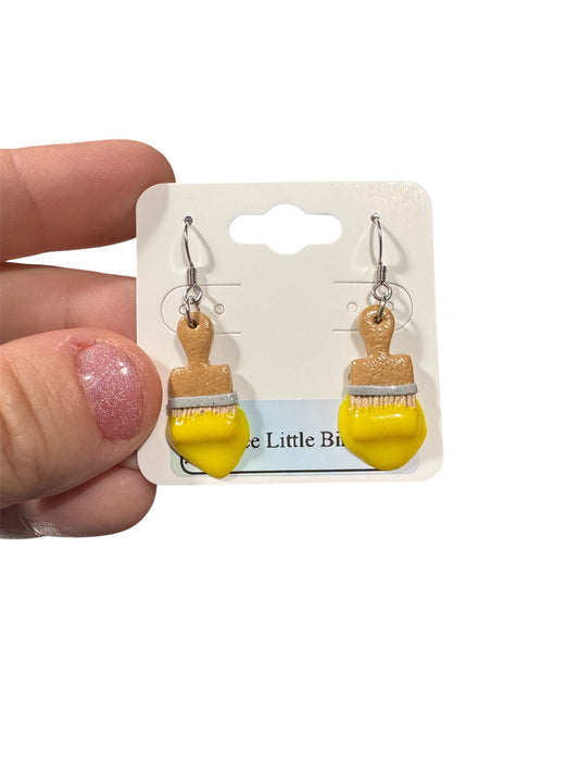 Yellow Paint Brush Dangles