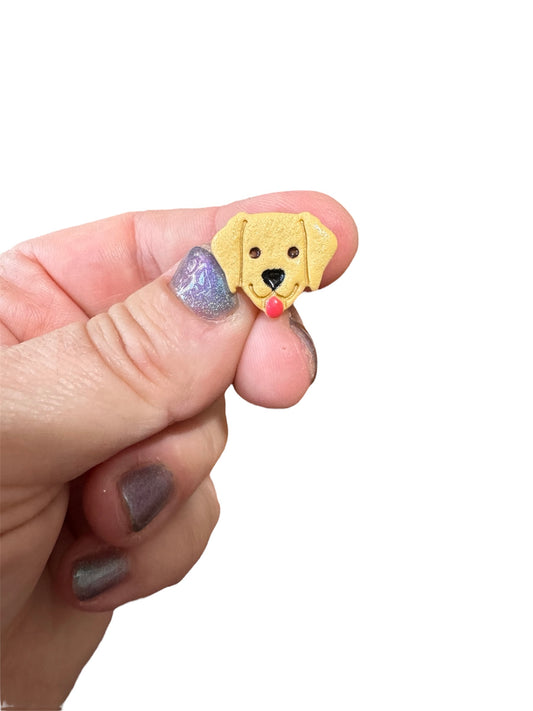 Yellow Lab Croc Charm