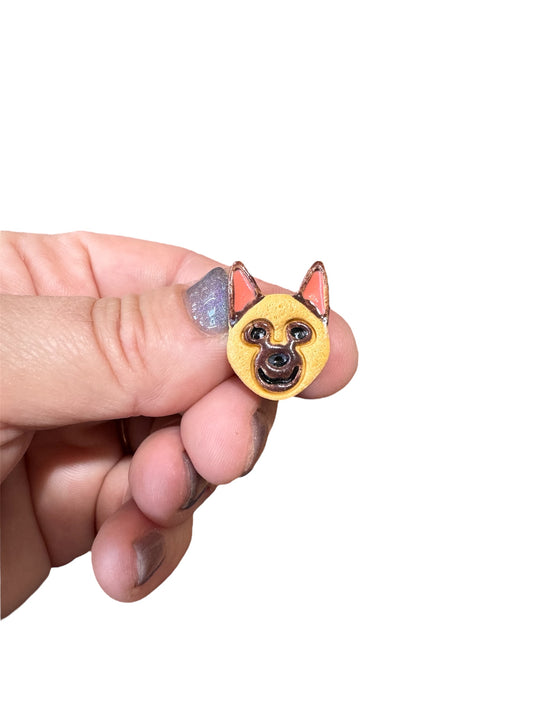 German Shepherd Croc Charm