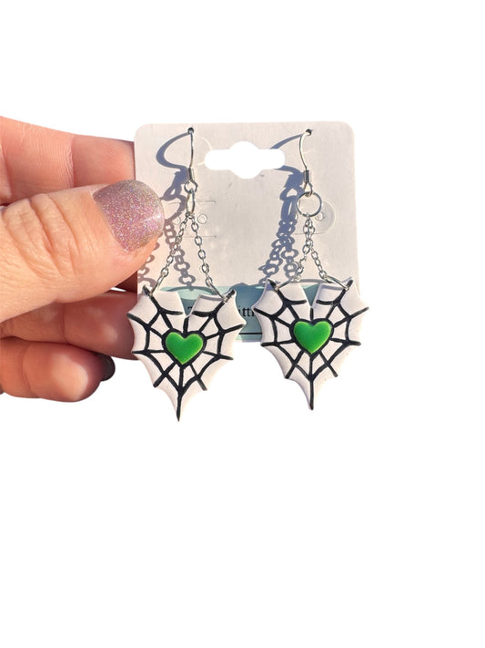Heart Web Dangles