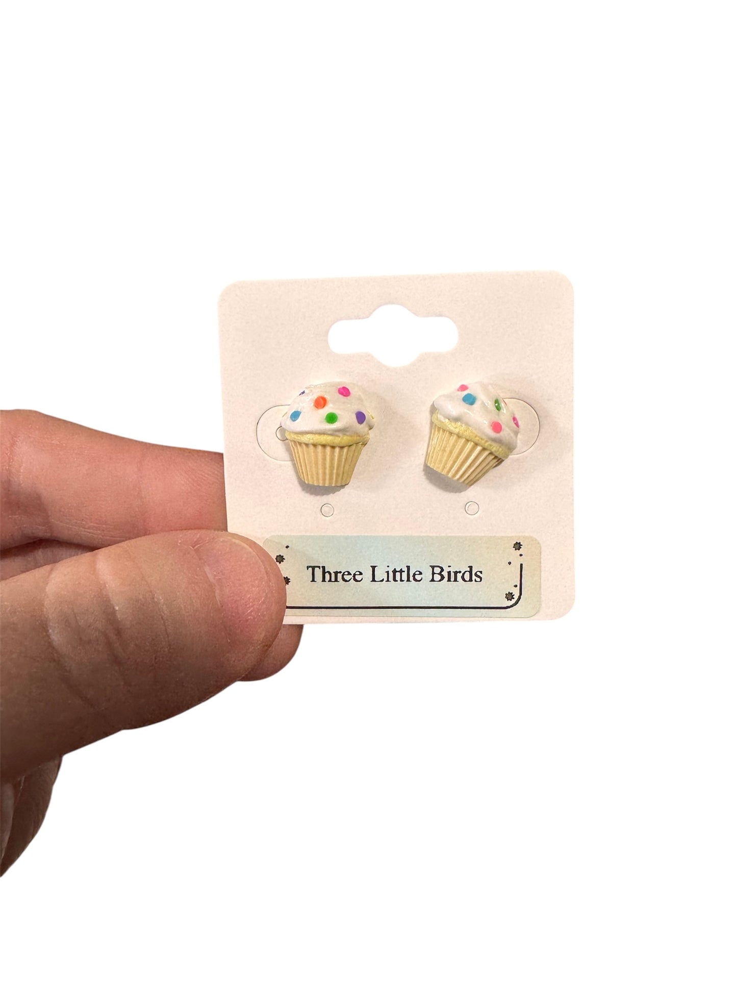 Sprinkle Cupcake Studs
