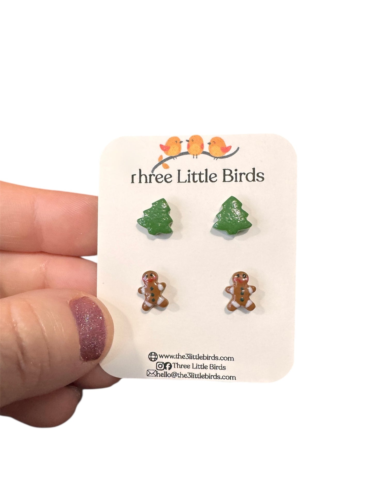Tree/Gingerbread Studs