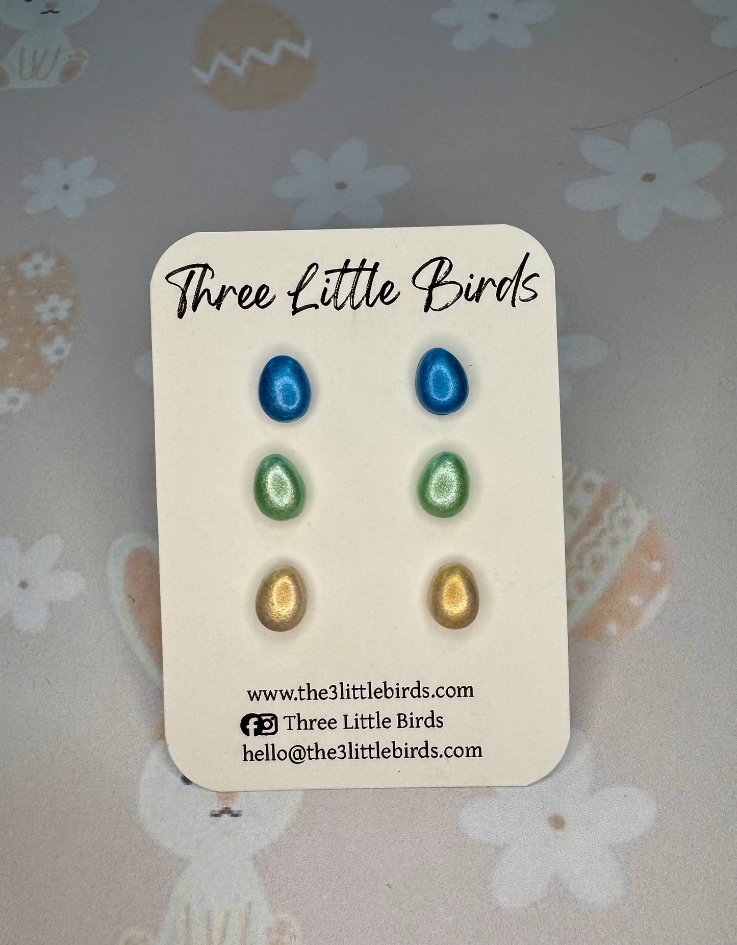 Egg Stud Trio