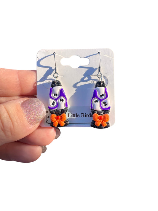 Purple Ghost Lava Lamp Dangles