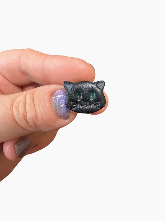 Black Cat Croc Charm