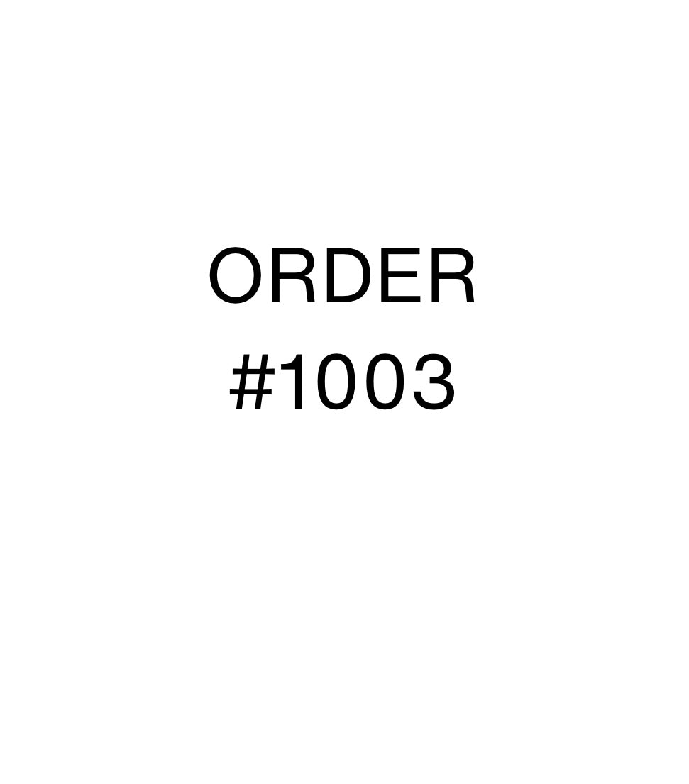 Order #1003