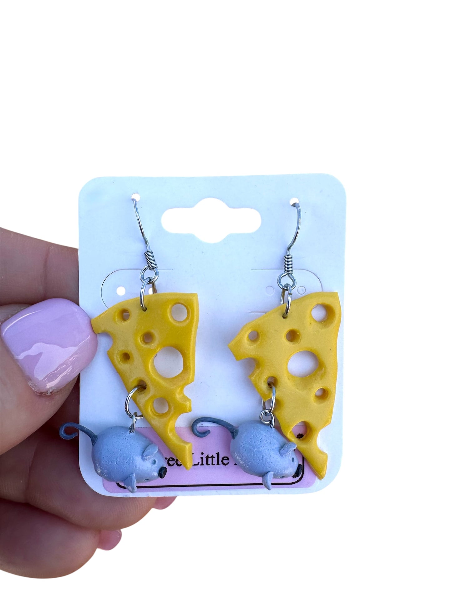 Mouse and Cheese Dangles