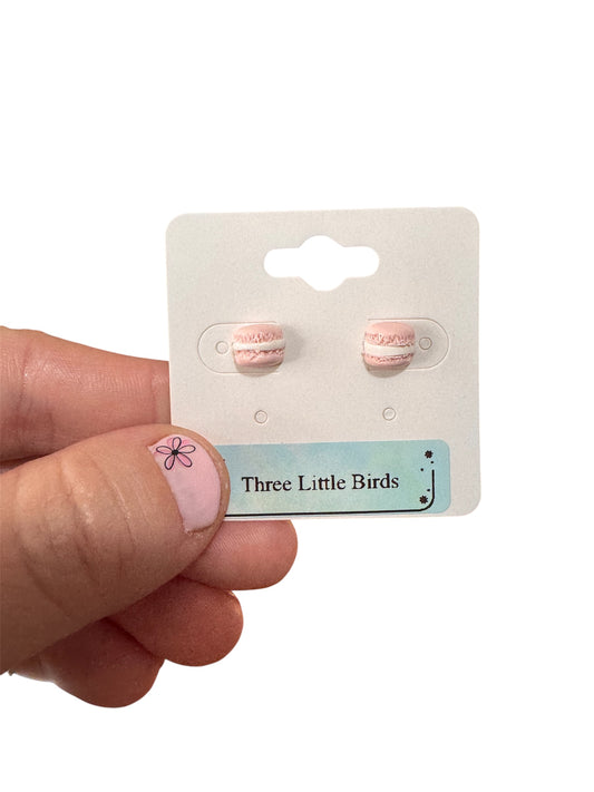 Light Pink Macaron Studs