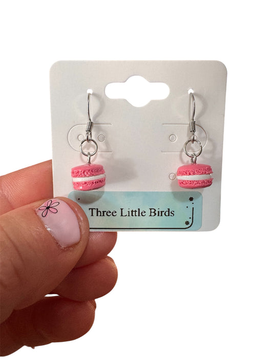Pink Macaron Dangles