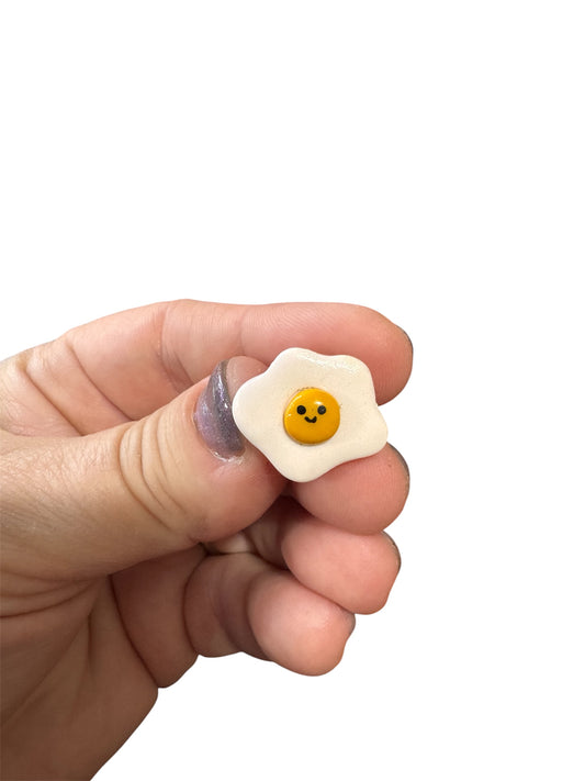 Smiley Egg Croc Charm