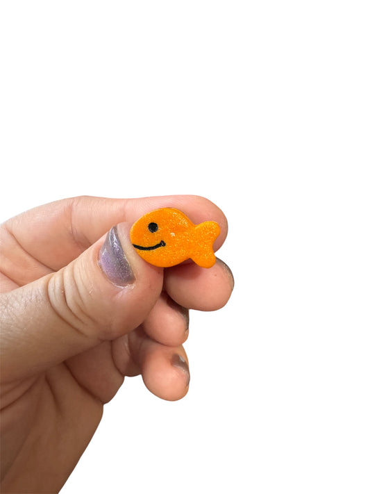 Goldfish Croc Charm