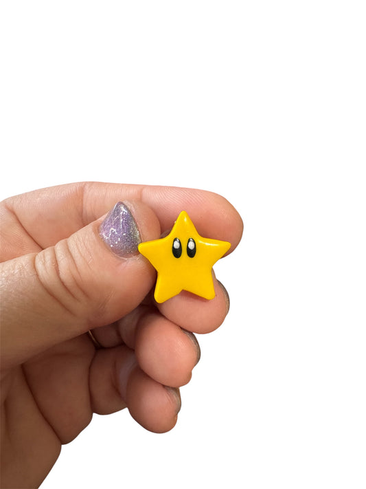 M ario Star Croc Charm
