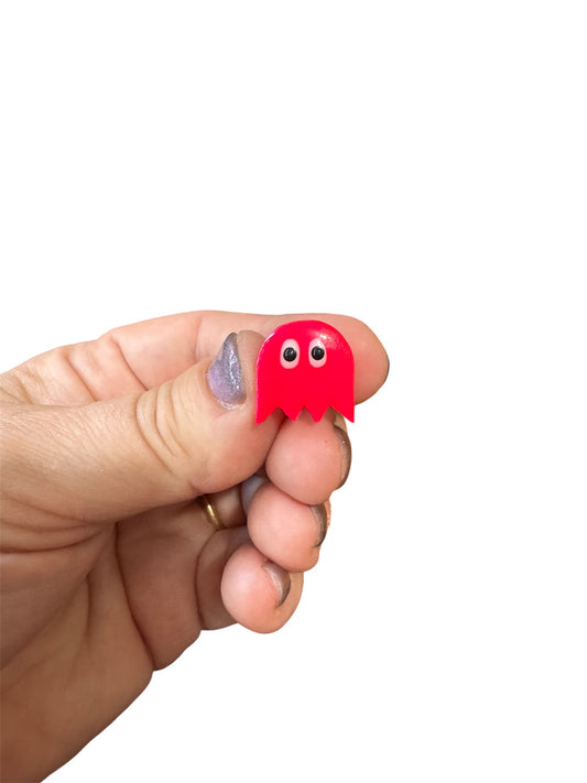 Pink Ghost Croc Charm